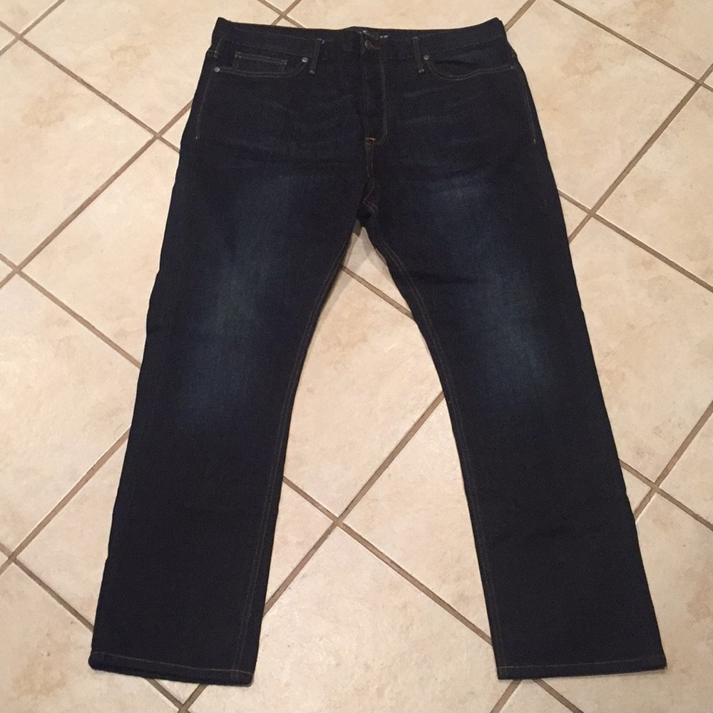 Blue Harbour men's dark denim stretch fit NEW